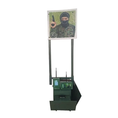 What is the difference between a falling target drone and live ammunition